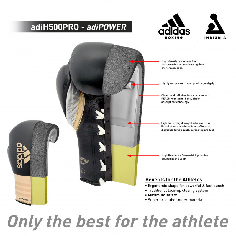 adidas Adi-Speed 500 Pro Boxing and Kickboxing Gloves for Women & Men