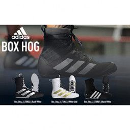 NWOB Adidas Box Hog 4 Boxing Boots GZ6117 US Men Size 13 Grey Metallic Blue  | eBay